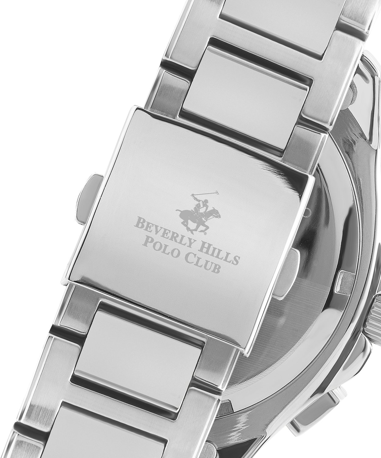 BEVERLY HILLS POLO CLUB  Мужские часы, кварцевый механизм, сталь, 42 мм