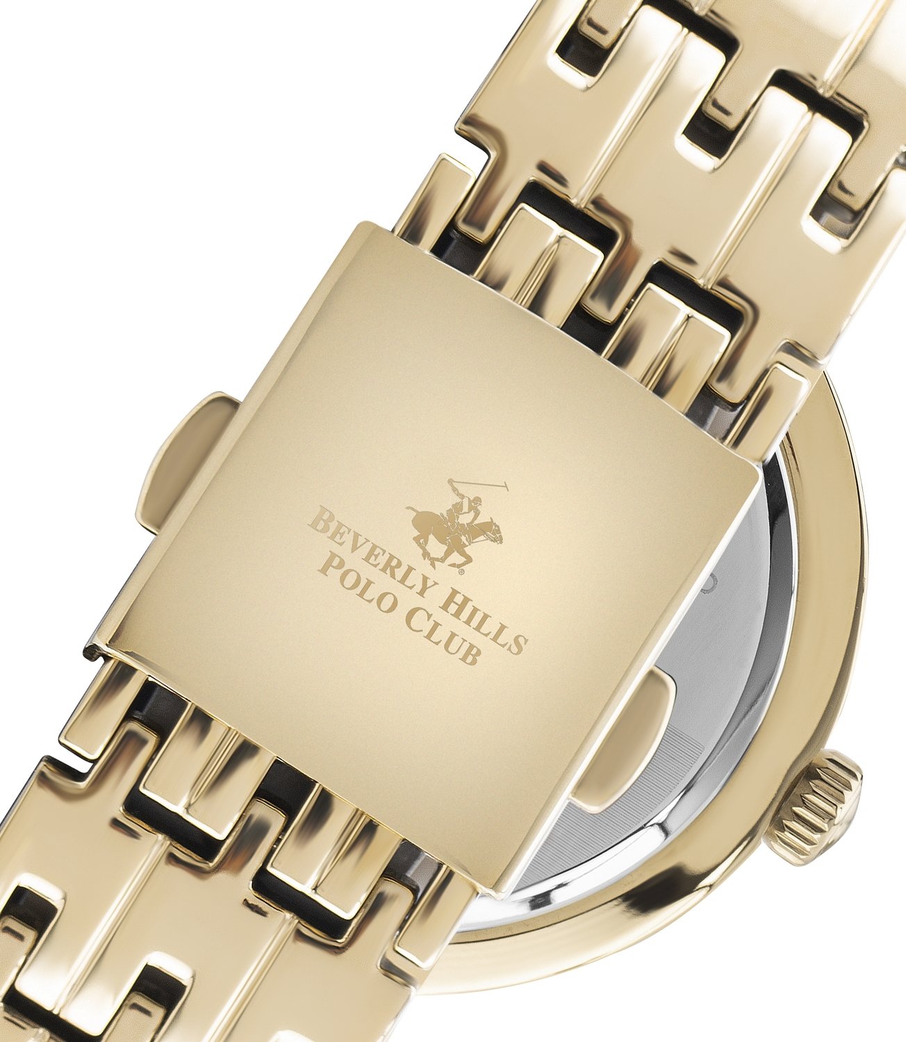 BEVERLY HILLS POLO CLUB  Женские часы, кварцевый механизм, сталь с покрытием, 36 мм