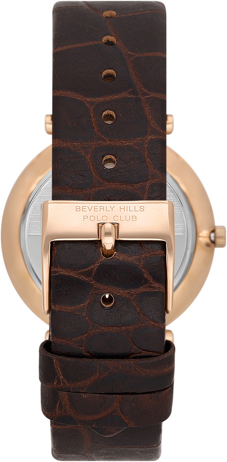 BEVERLY HILLS POLO CLUB  Мужские часы, кварцевый механизм, сталь с покрытием, 39 мм