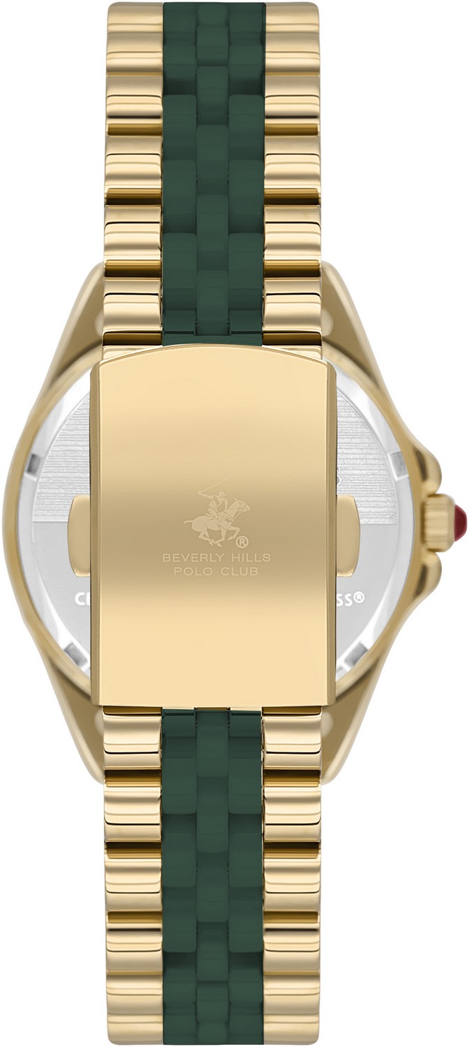 BEVERLY HILLS POLO CLUB   часы, кварцевый механизм, 36 мм