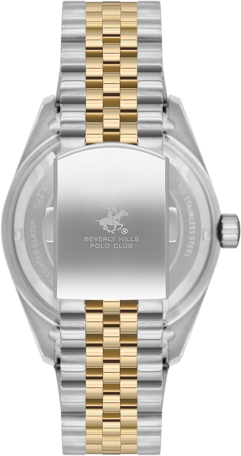 BEVERLY HILLS POLO CLUB  Мужские часы, автоматический механизм, сталь, 43 мм