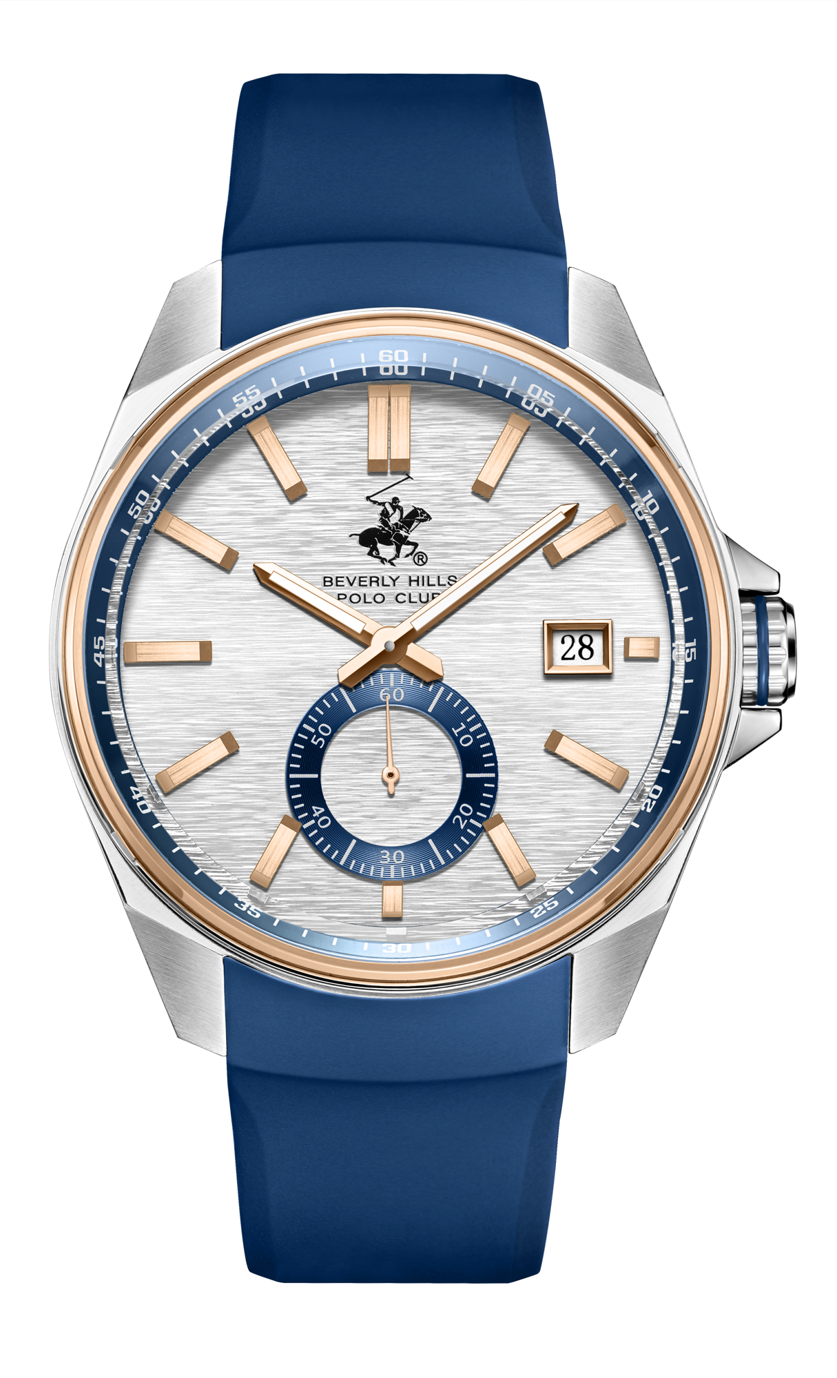 BEVERLY HILLS POLO CLUB   часы, кварцевый механизм, 44 мм