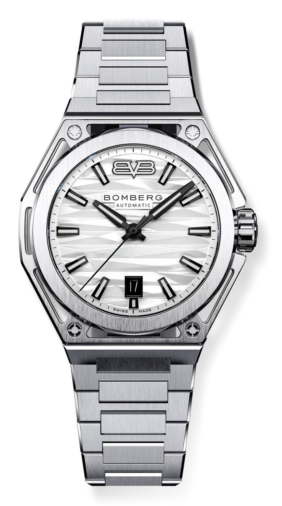 Bomberg  Мужские швейцарские часы, автоматический механизм, сталь, 42мм