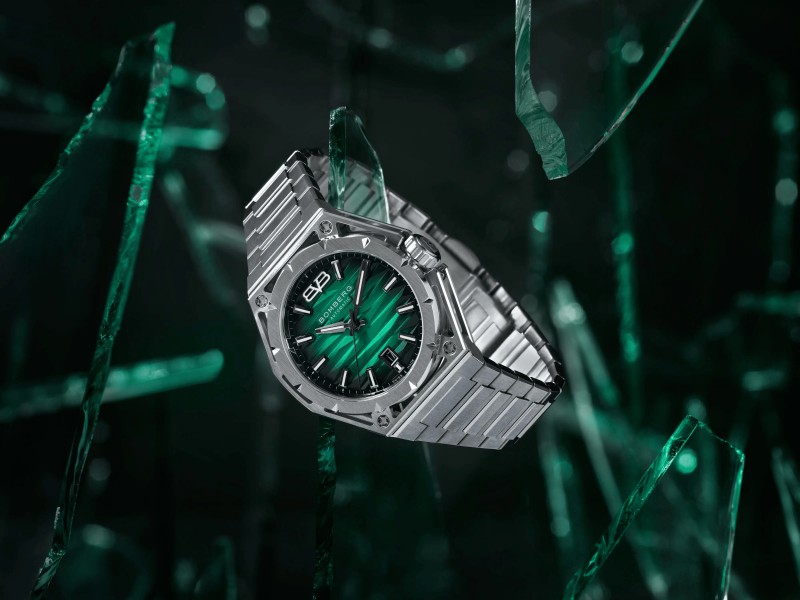 Bomberg  Мужские швейцарские часы, автоматический механизм, сталь, 42мм