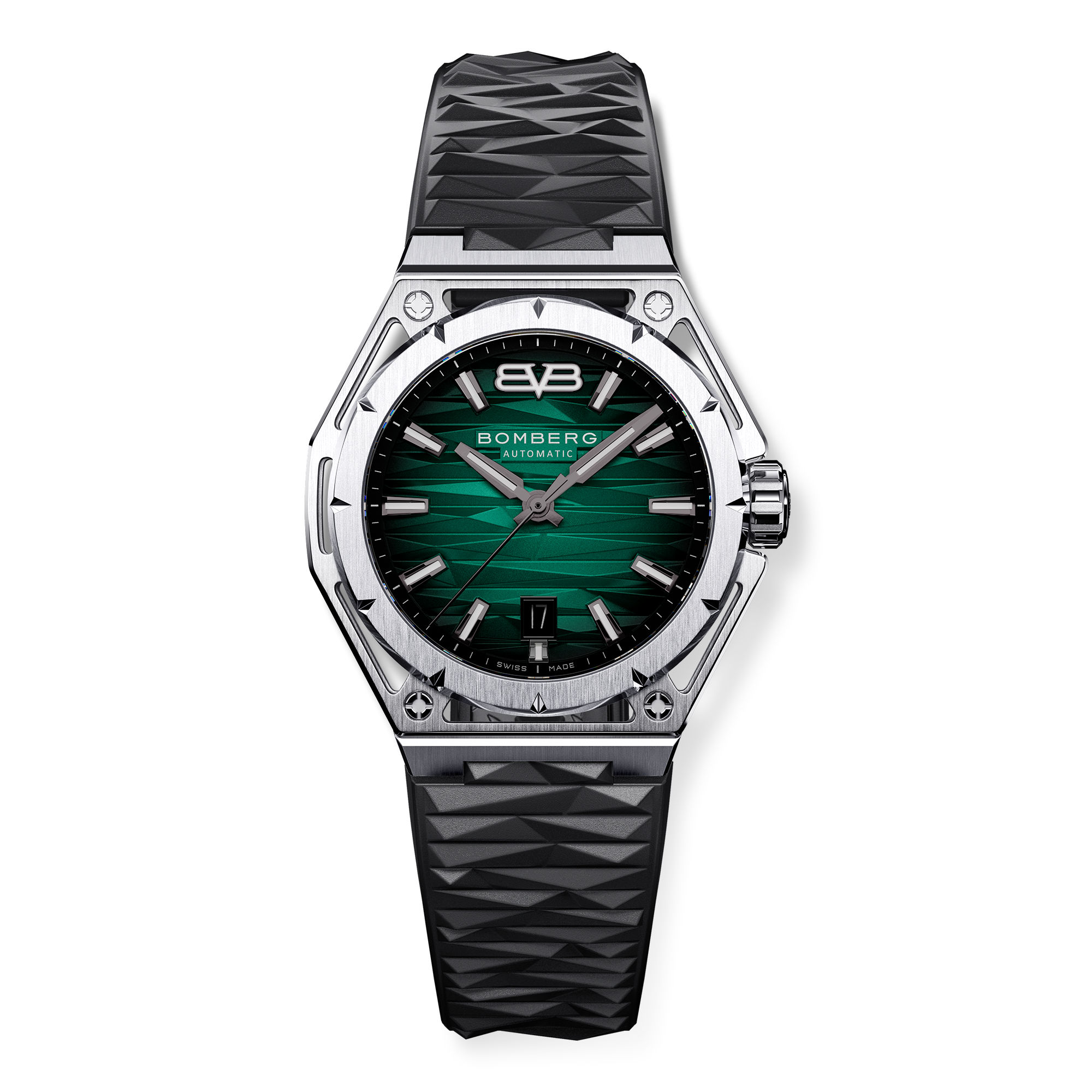 Bomberg  Мужские швейцарские часы, автоматический механизм, сталь, 42мм