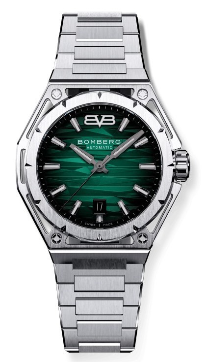 Bomberg  Мужские швейцарские часы, автоматический механизм, сталь, 42мм