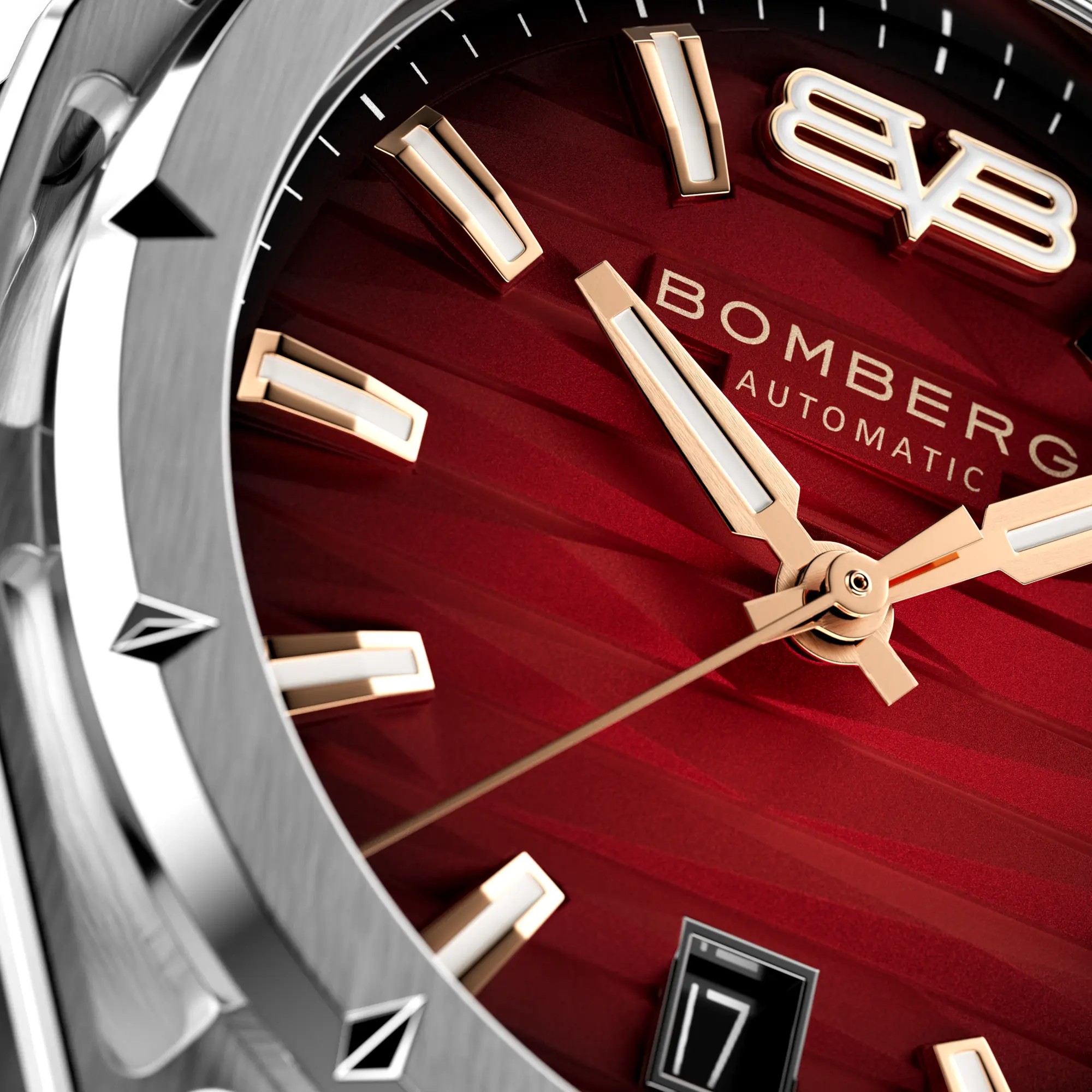 Bomberg  Мужские швейцарские часы, автоматический механизм, сталь, 42мм