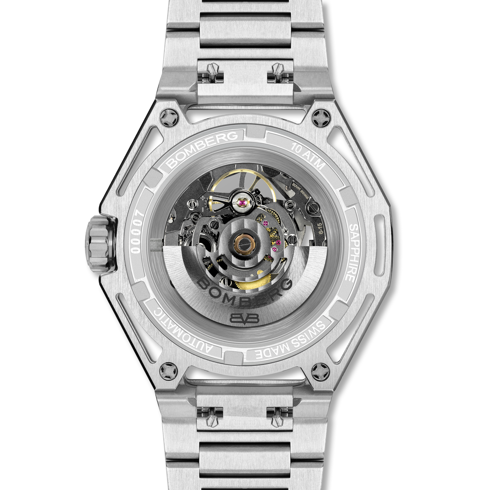 Bomberg  Мужские швейцарские часы, автоматический механизм, сталь, 42мм