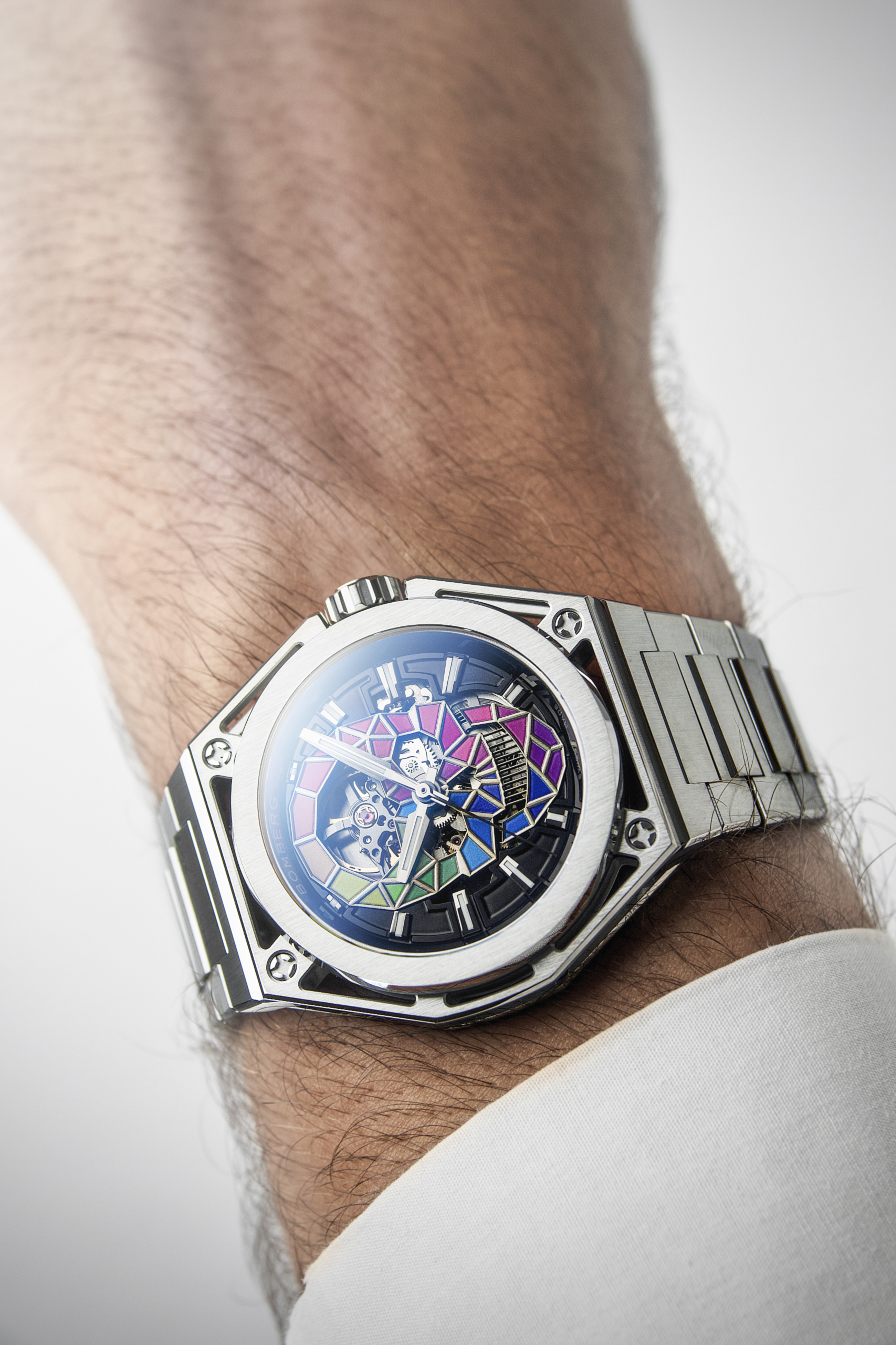 Bomberg  Мужские швейцарские часы, автоматический механизм, сталь, 42мм