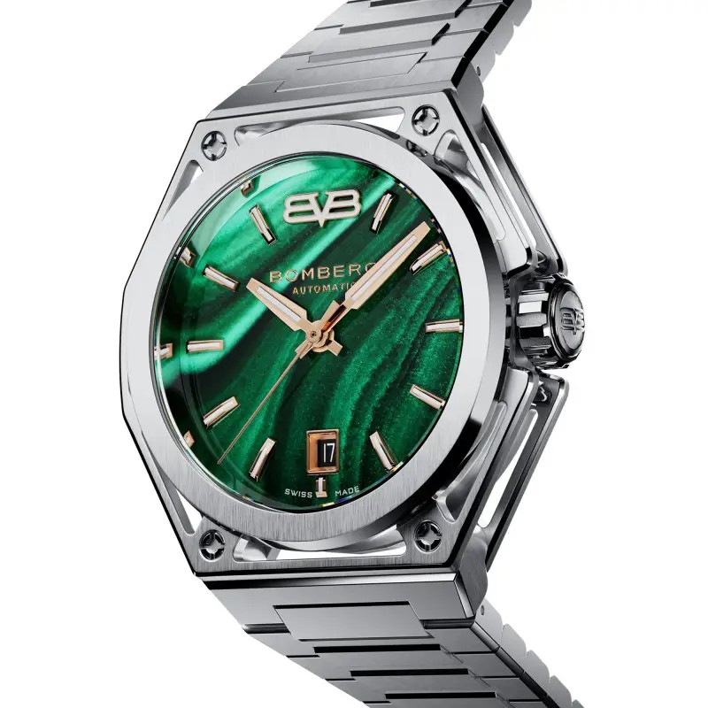 Bomberg  Мужские швейцарские часы, автоматический механизм, сталь, 42мм