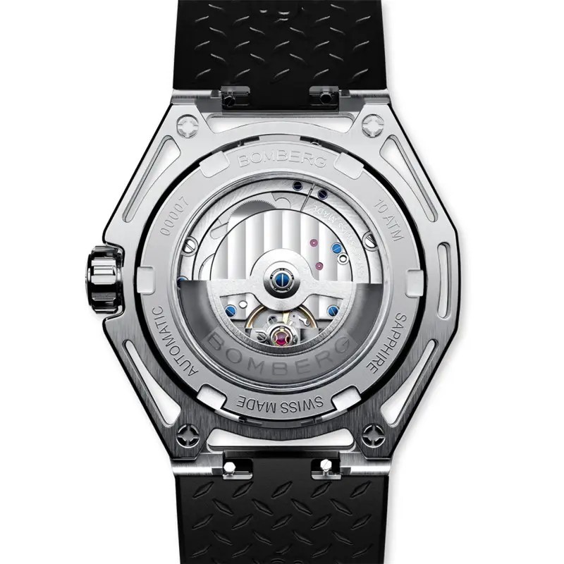 Bomberg  Мужские швейцарские часы, автоматический механизм, сталь, 42мм