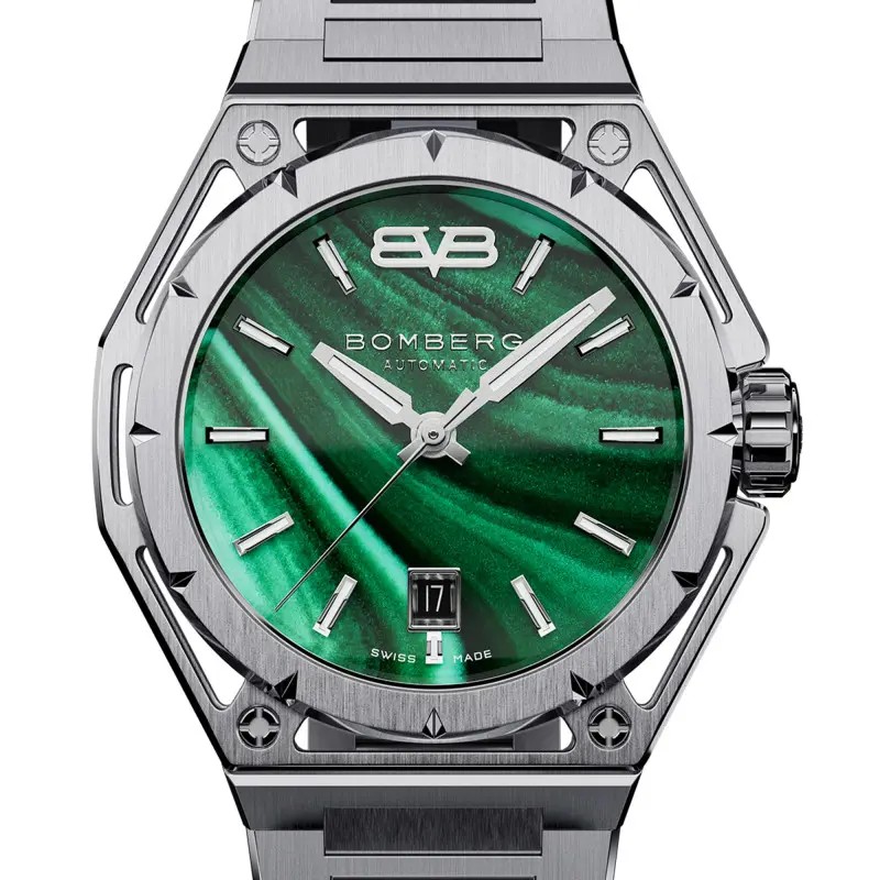 Bomberg  Мужские швейцарские часы, автоматический механизм, сталь, 42мм