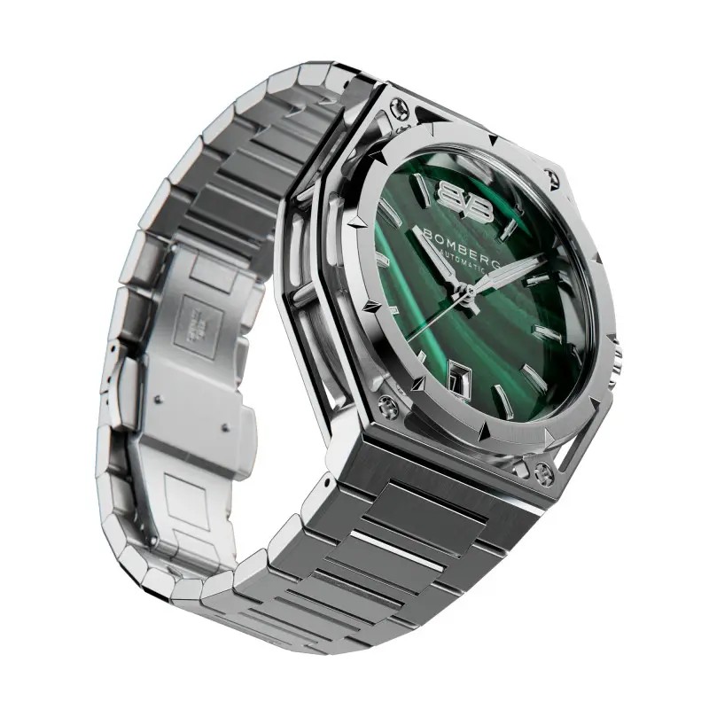 Bomberg  Мужские швейцарские часы, автоматический механизм, сталь, 42мм
