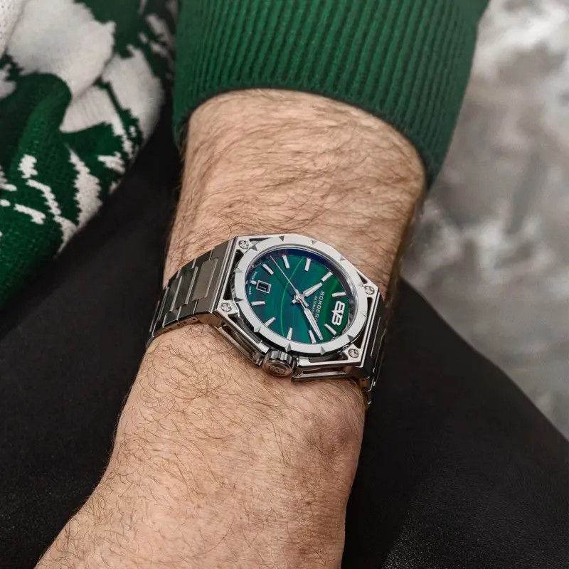 Bomberg  Мужские швейцарские часы, автоматический механизм, сталь, 42мм
