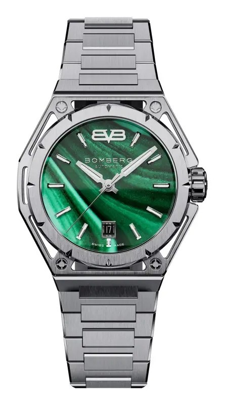 Bomberg  Мужские швейцарские часы, автоматический механизм, сталь, 42мм