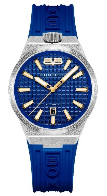 Bomberg  Мужские швейцарские часы, автоматический механизм, сталь, 43мм