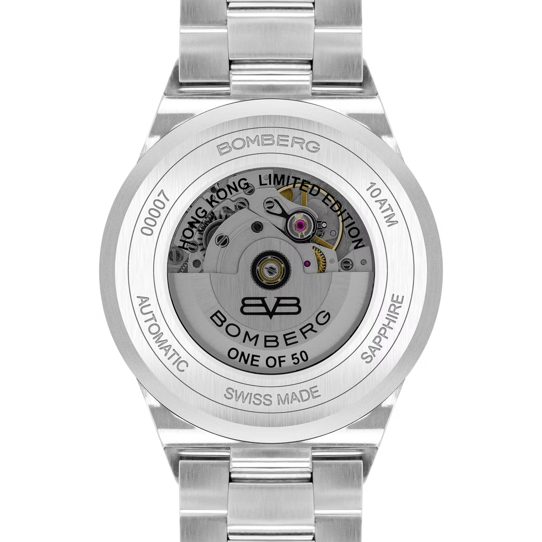 Bomberg  Мужские швейцарские часы, автоматический механизм, сталь, 43мм