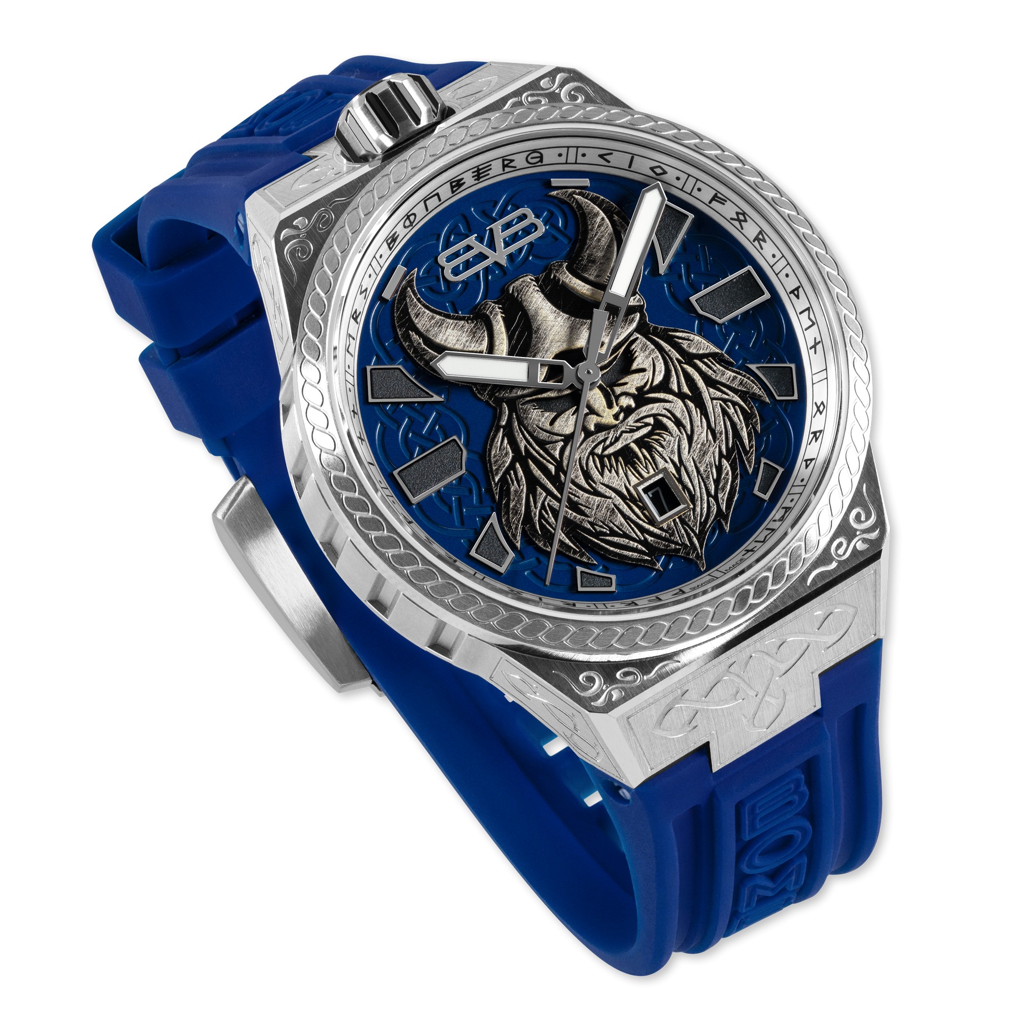 Bomberg  Мужские швейцарские часы, кварцевый механизм, сталь, 43мм