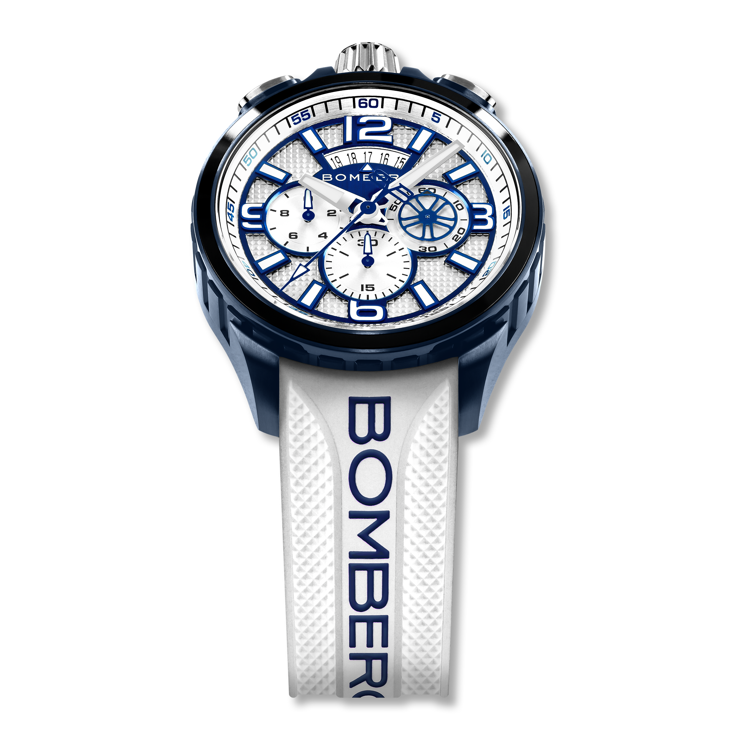 Bomberg  Мужские швейцарские часы, кварцевый механизм, сталь с покрытием, 45мм