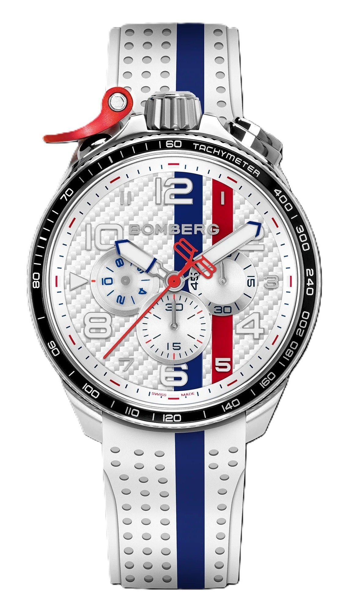 Bomberg  Мужские швейцарские часы, кварцевый механизм, сталь, 45мм