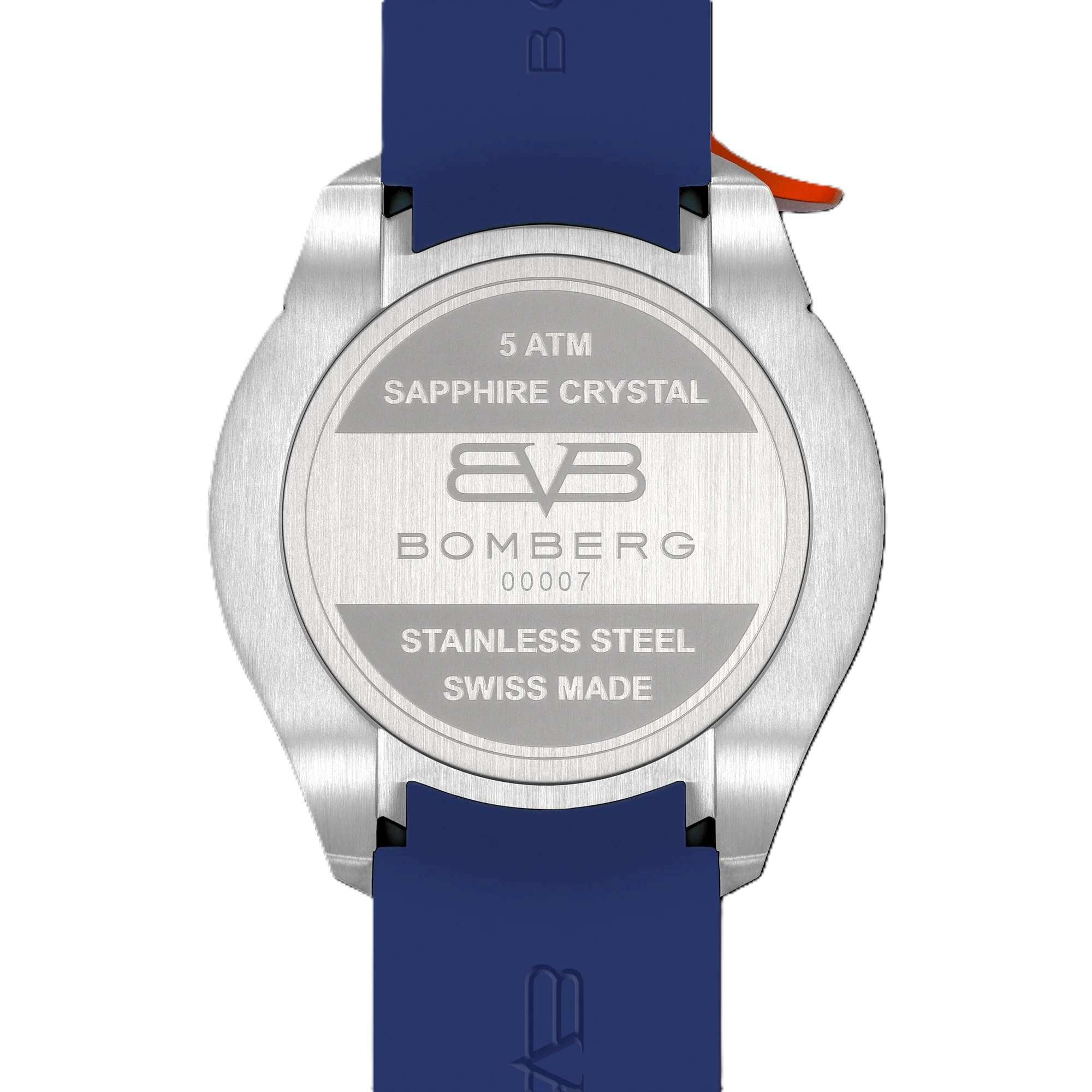 Bomberg  Мужские швейцарские часы, кварцевый механизм, сталь, 45мм
