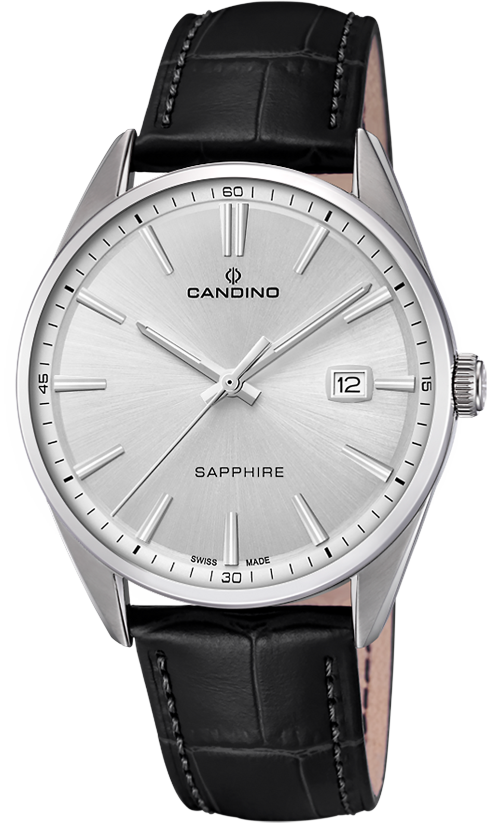 CANDINO  Мужские швейцарские часы, кварцевый механизм, сталь, 41 мм