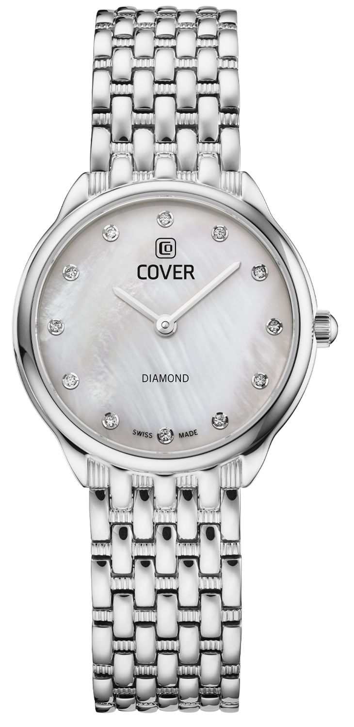 COVER   швейцарские часы, кварцевый механизм, cталь, 28 мм