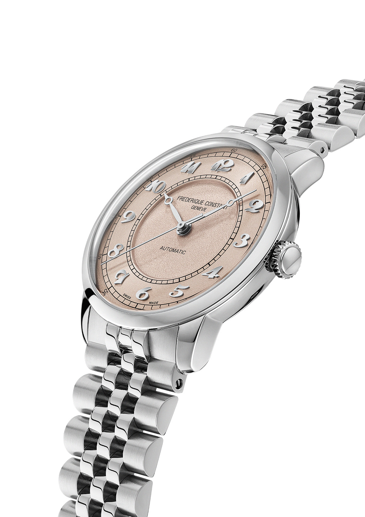 FREDERIQUE CONSTANT   Мужские швейцарские часы, автоматический механизм, сталь, 38,5 мм