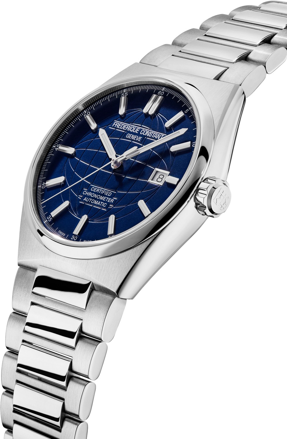 FREDERIQUE CONSTANT  Мужские швейцарские часы, автоматический механизм, сталь, 41 мм