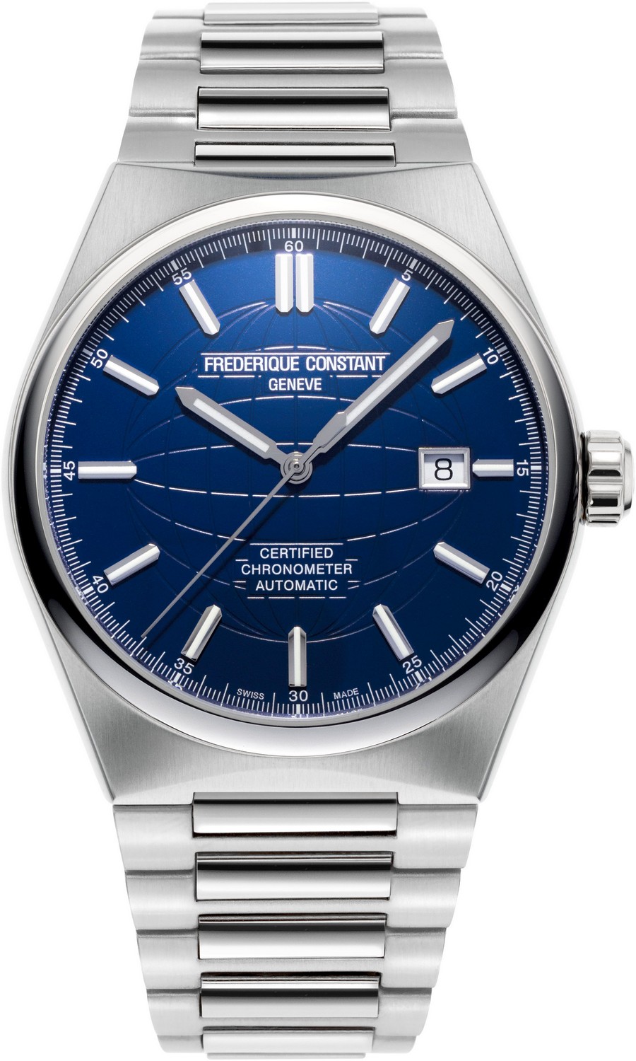 FREDERIQUE CONSTANT  Мужские швейцарские часы, автоматический механизм, сталь, 41 мм