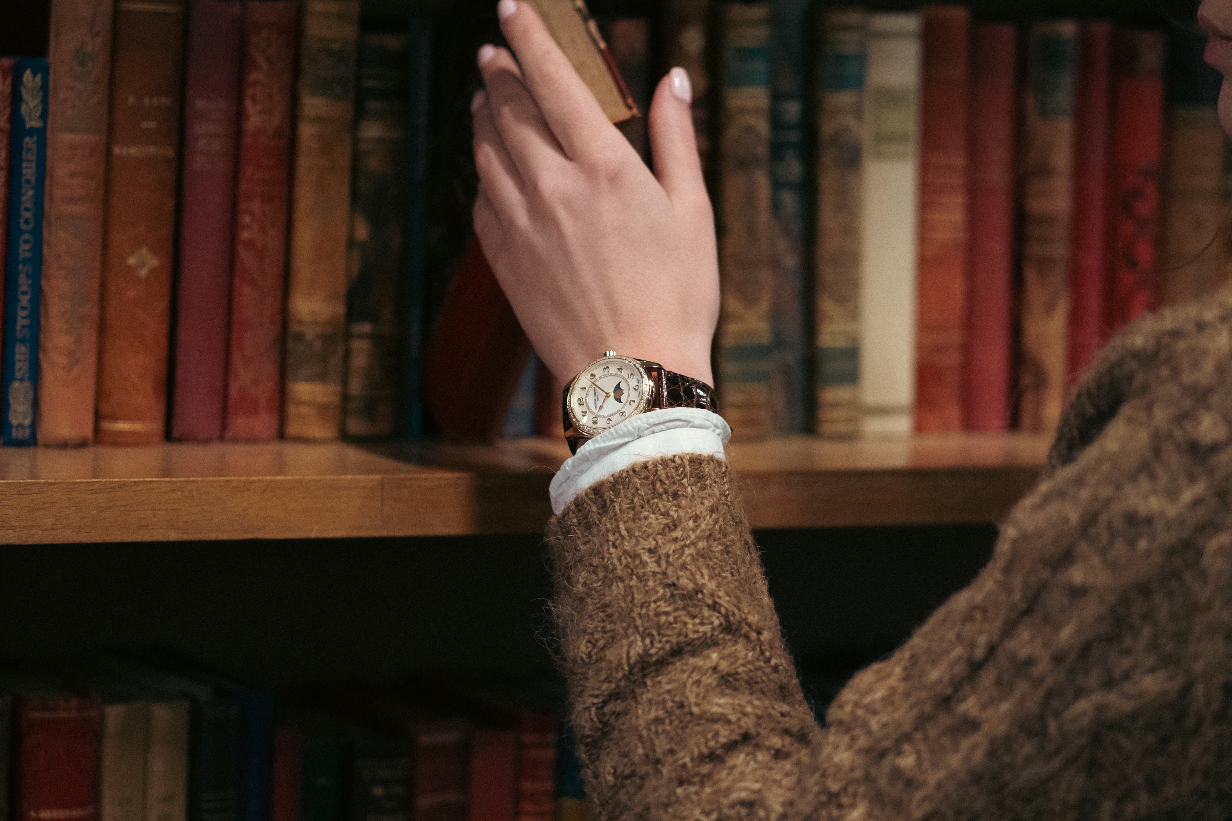 FREDERIQUE CONSTANT  Женские швейцарские часы, автоматический механизм, сталь с покрытием, 36 мм
