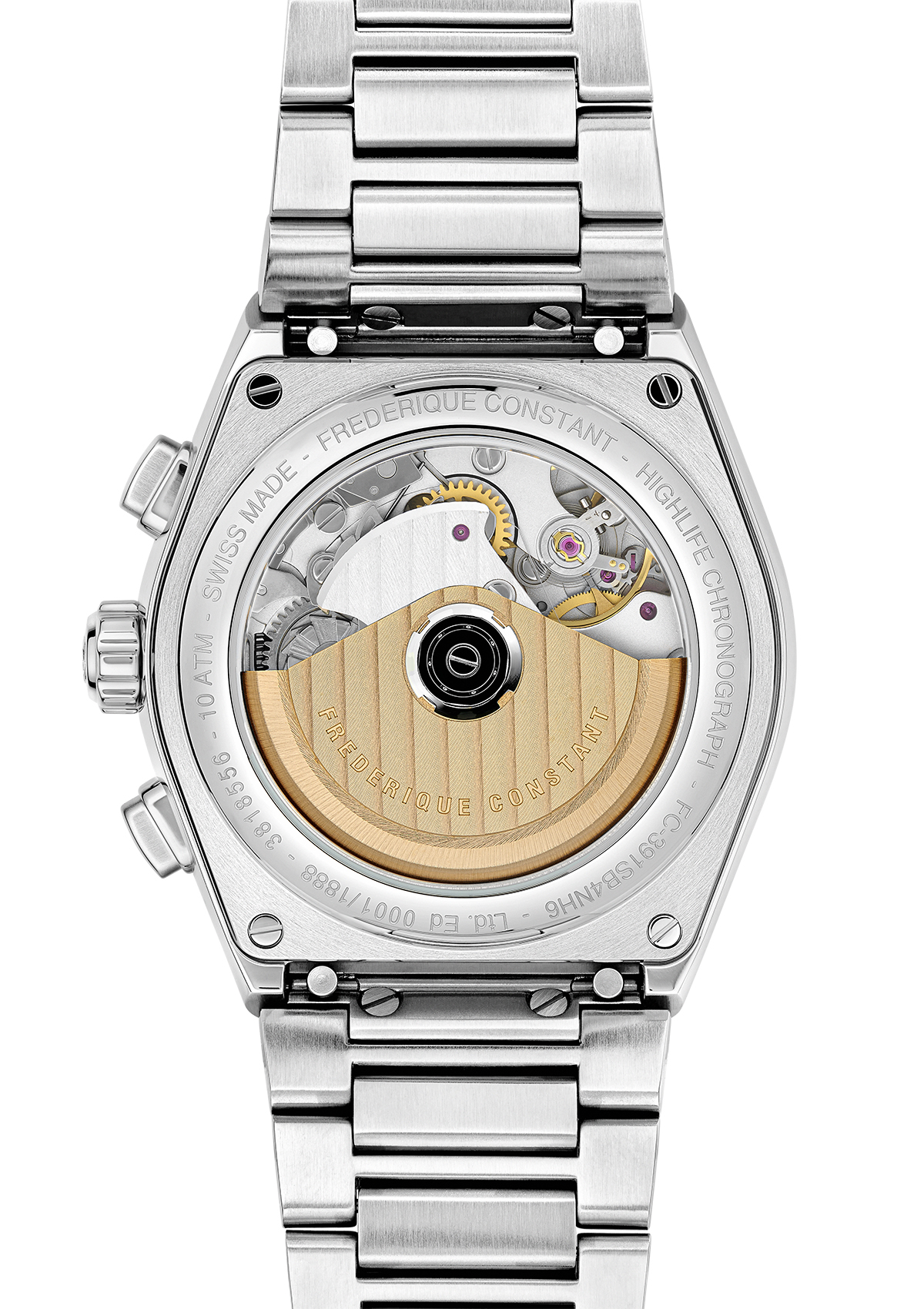 FREDERIQUE CONSTANT  Мужские швейцарские часы, автоматический механизм, сталь, 41 мм