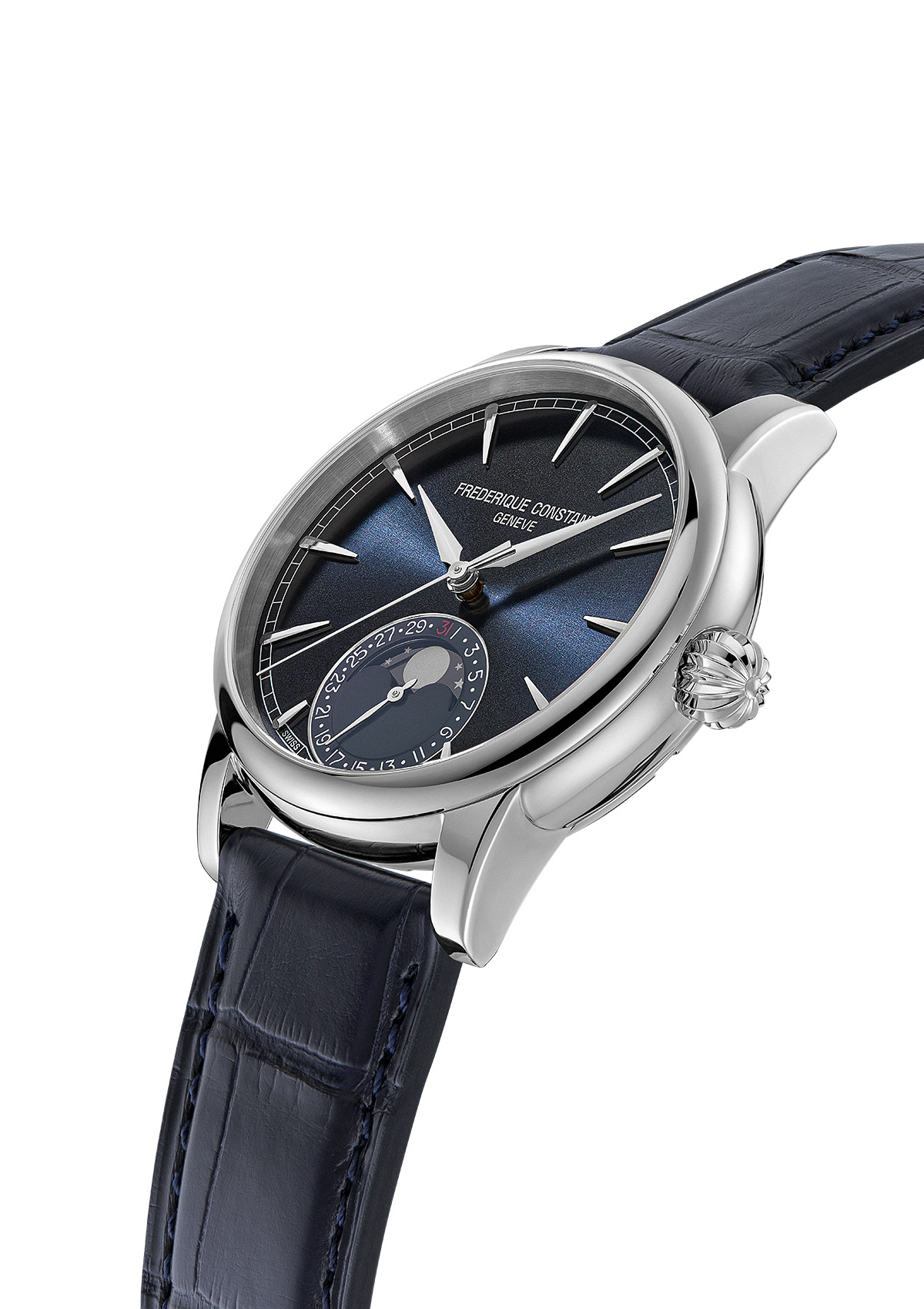 FREDERIQUE CONSTANT  Мужские швейцарские часы, автоматический механизм, сталь, 40 мм