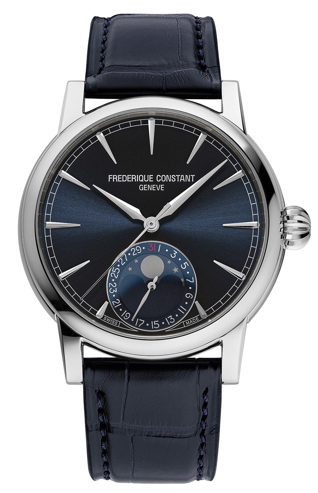 FREDERIQUE CONSTANT  Мужские швейцарские часы, автоматический механизм, сталь, 40 мм