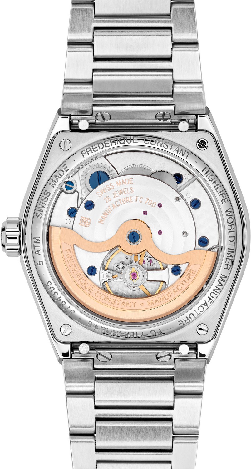 FREDERIQUE CONSTANT  Мужские швейцарские часы, автоматический механизм, сталь, 41 мм