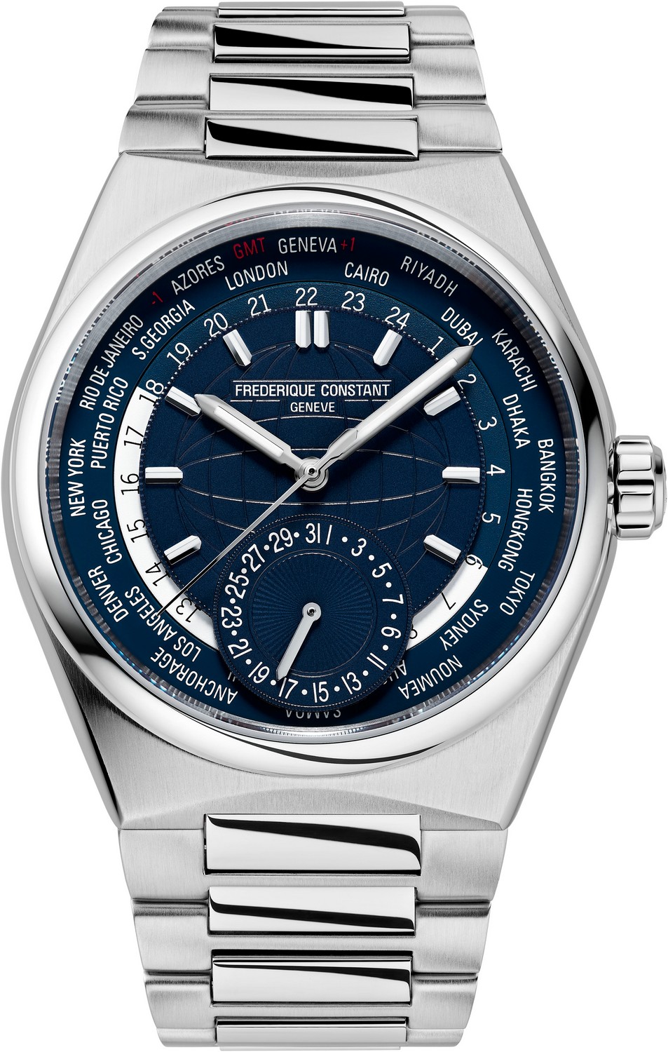 FREDERIQUE CONSTANT  Мужские швейцарские часы, автоматический механизм, сталь, 41 мм