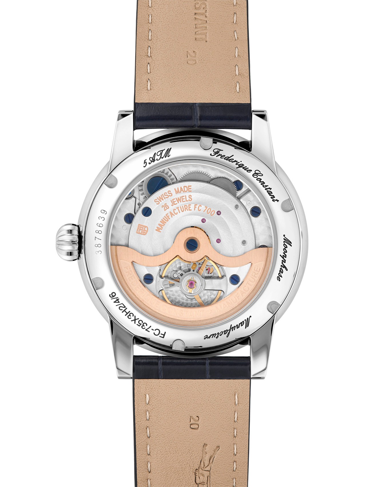 FREDERIQUE CONSTANT  Мужские швейцарские часы, автоматический механизм, сталь, 40 мм