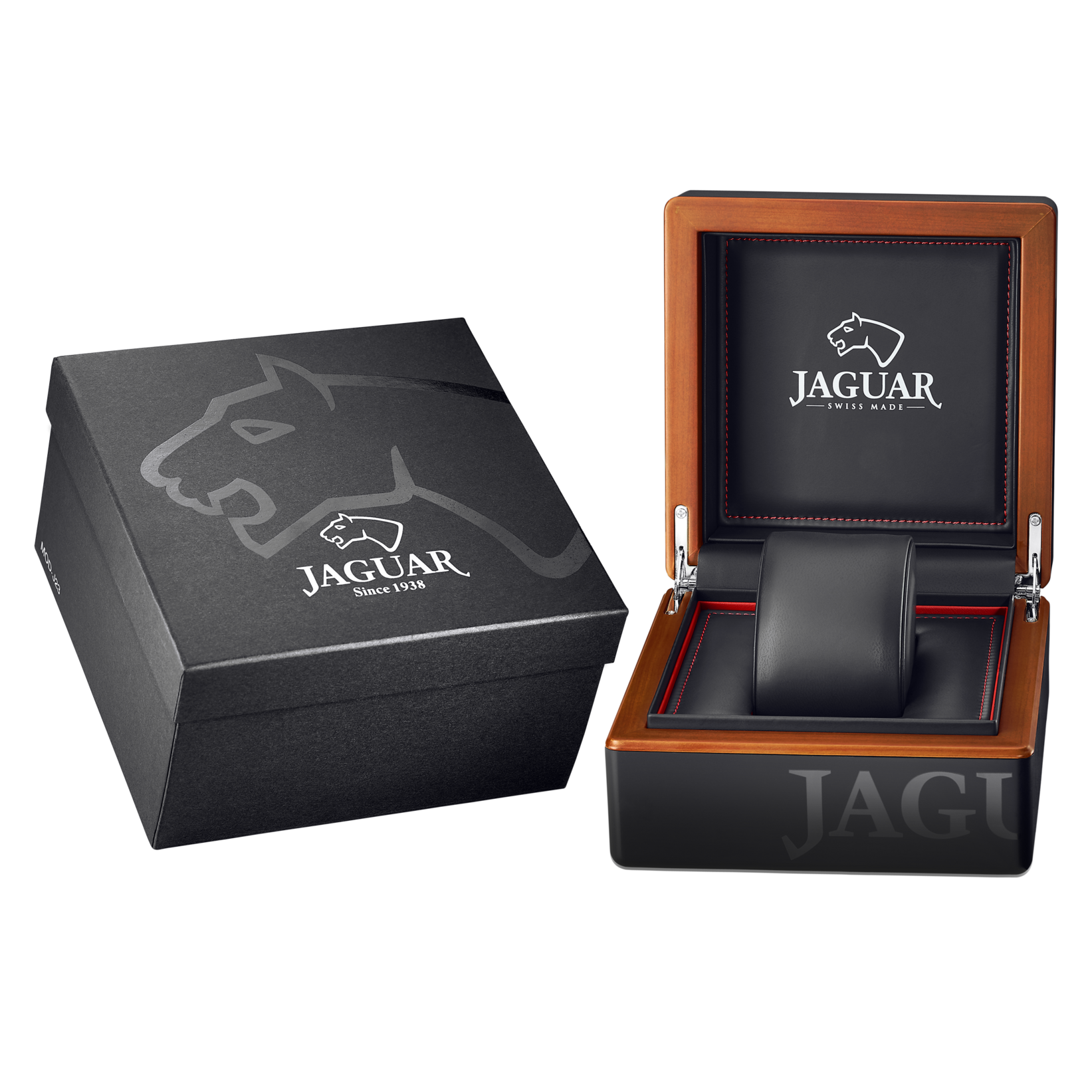 JAGUAR  Мужские швейцарские часы, автоматический механизм newton soprod, сталь, 44 мм