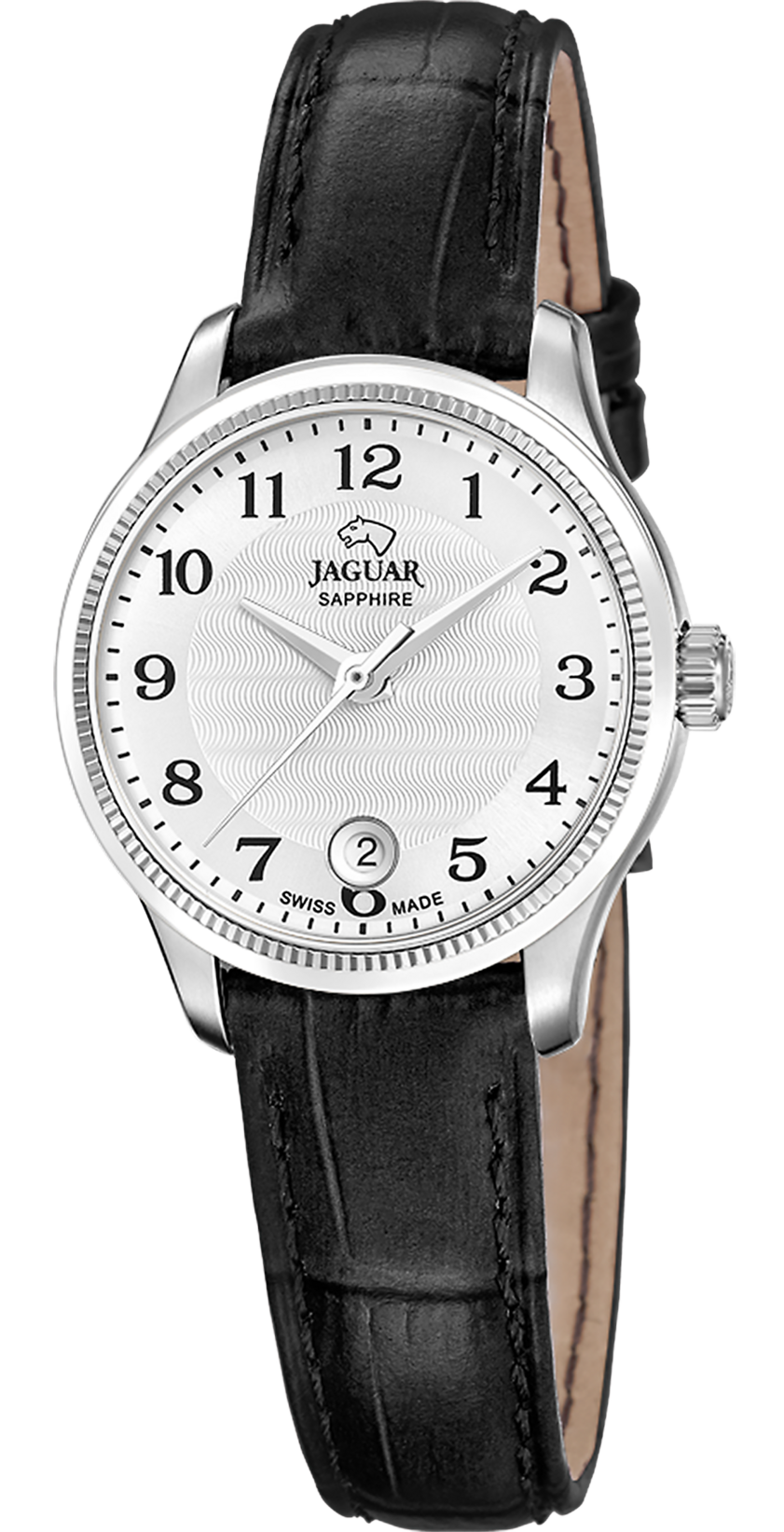 JAGUAR  Женские швейцарские часы, кварцевый механизм, сталь, 29 мм