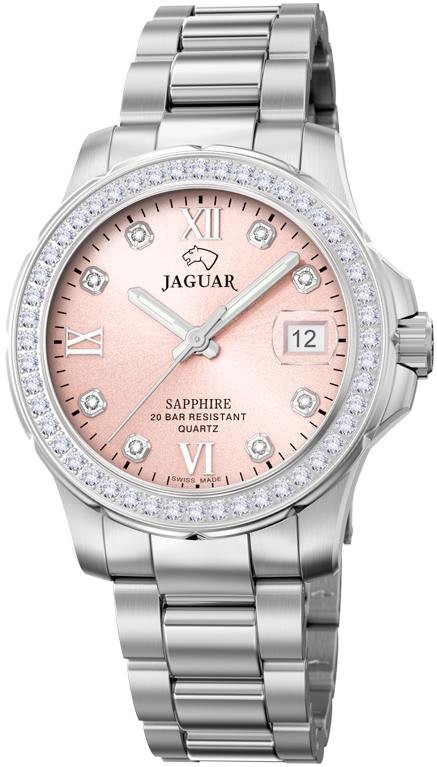 JAGUAR  Женские швейцарские часы, кварцевый механизм, сталь, 34,5 мм