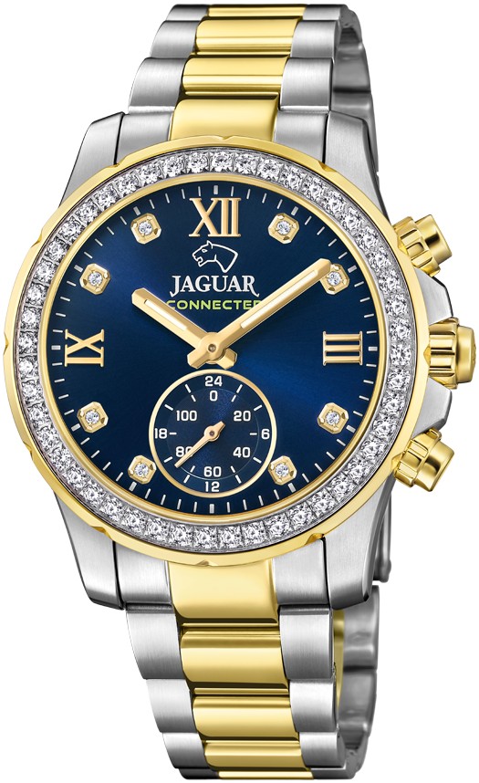 JAGUAR  Женские швейцарские часы, гибридный механизм, сталь с покрытием, 36,5 мм