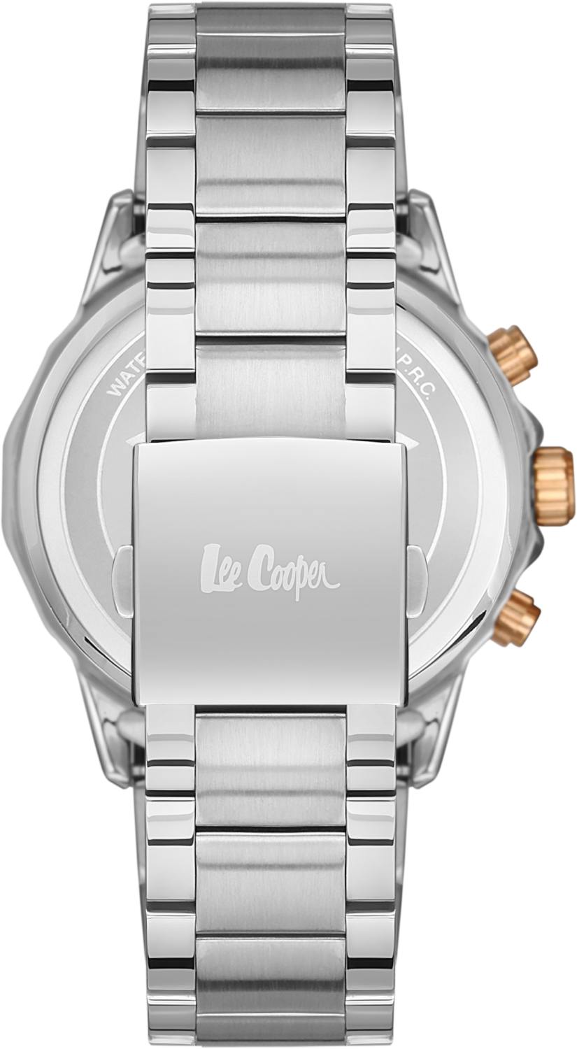 LEE COOPER  Мужские часы, кварцевый механизм, суперметалл с покрытием, 44 мм