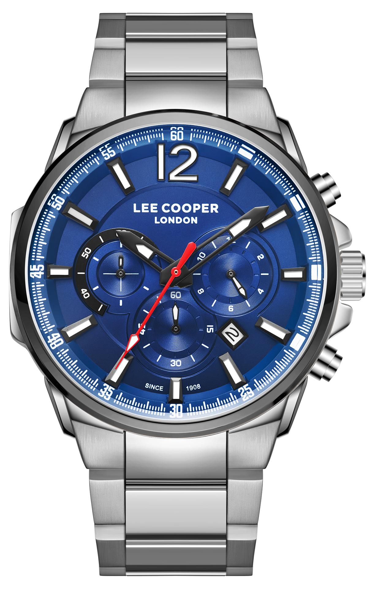 LEE COOPER  Мужские часы, кварцевый механизм, суперметалл с покрытием, 45 мм