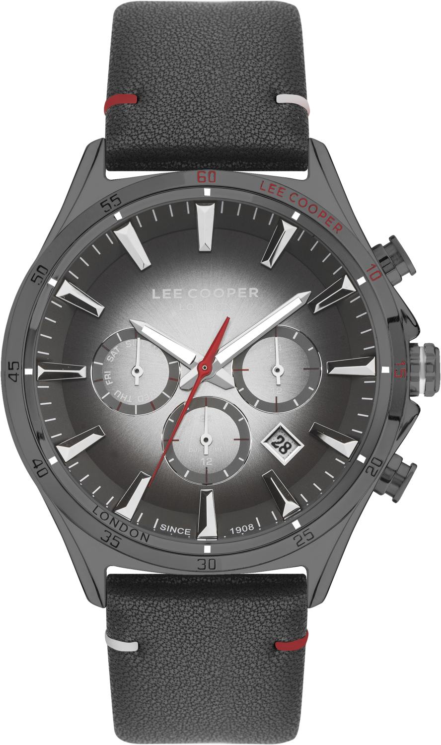 LEE COOPER  Мужские часы, кварцевый механизм, суперметалл с покрытием, 45 мм