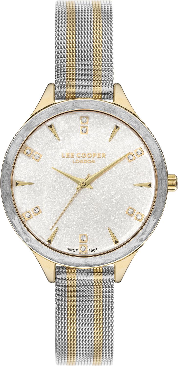 LEE COOPER  Женские часы, кварцевый механизм, суперметалл с покрытием, 34 мм