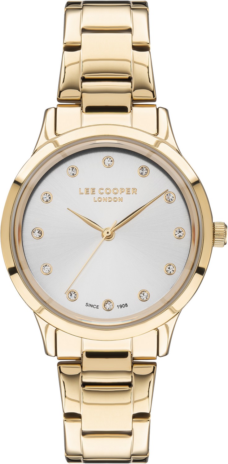 LEE COOPER  Женские часы, кварцевый механизм, суперметалл с покрытием, 34 мм