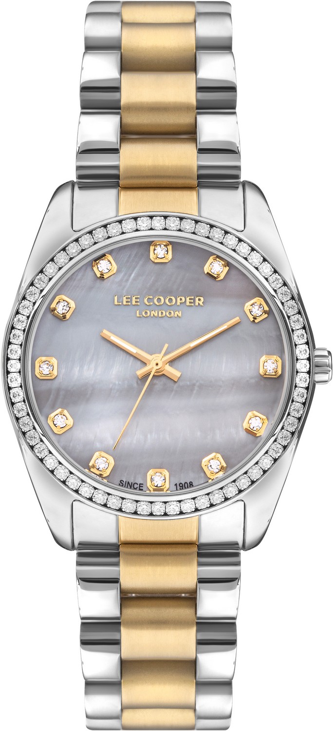 LEE COOPER  Женские часы, кварцевый механизм, суперметалл с покрытием, 34 мм