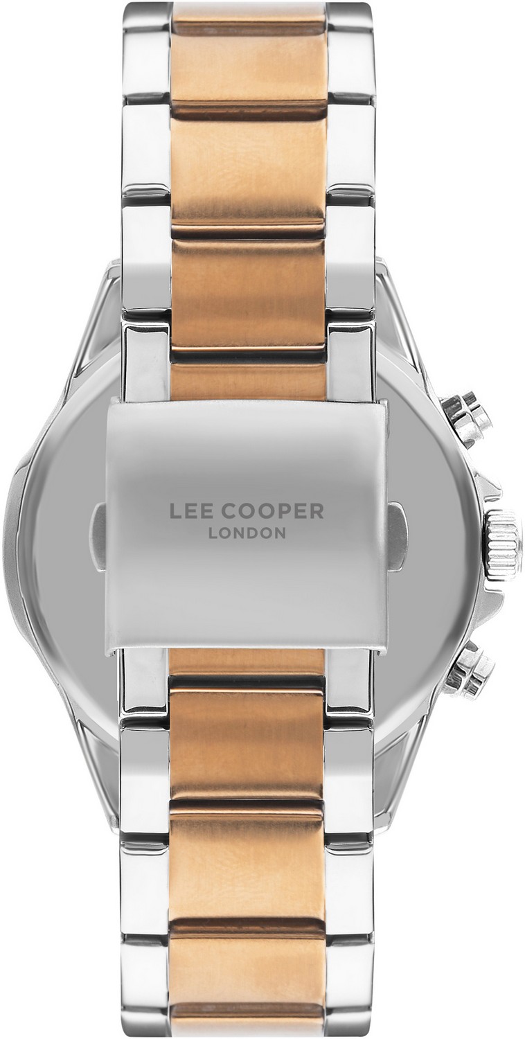 LEE COOPER  Мужские часы, кварцевый механизм, суперметалл с покрытием, 46 мм