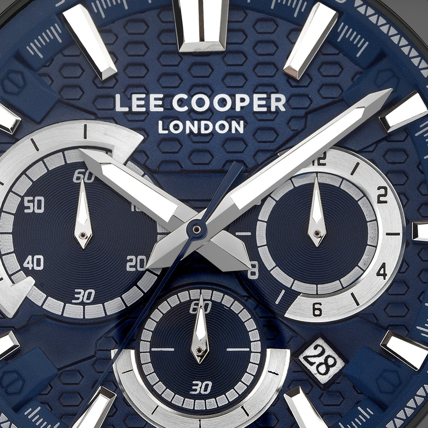 LEE COOPER  Мужские часы, кварцевый механизм, суперметалл с покрытием, 44 мм
