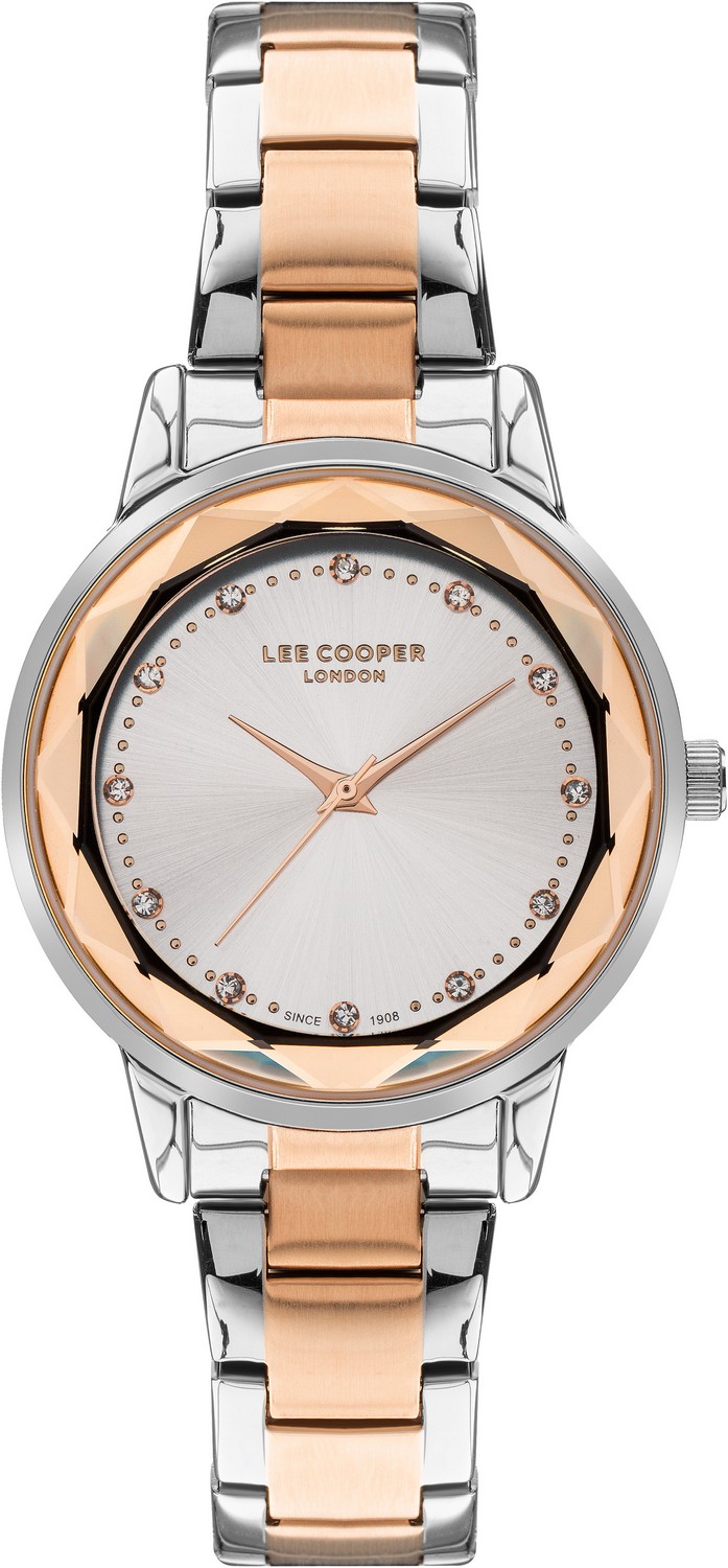 LEE COOPER  Женские часы, кварцевый механизм, суперметалл с покрытием, 34 мм